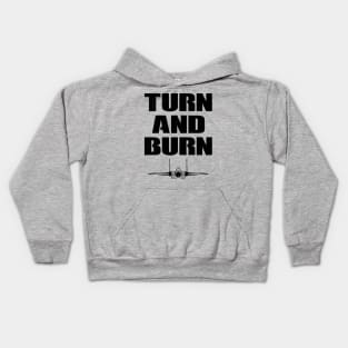 Turn and Burn Fighter Jet Kids Hoodie